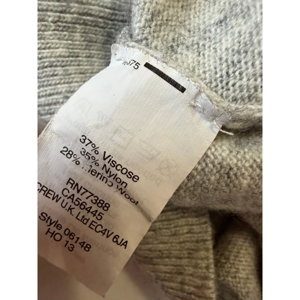Women's J.CREW Gray Crew Neck Sweater with Yellow Pear Graphic XS - Picture 5 of 7